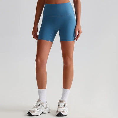 Jiaing High Elastic Workout Biker Shorts for Women
