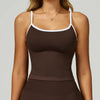 JIA Seamless Color-Bound Yoga Tank Top ZC9245