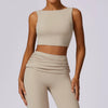 JIA Backless Yoga Tank Tops Bulit in Padded Bra ZC8516