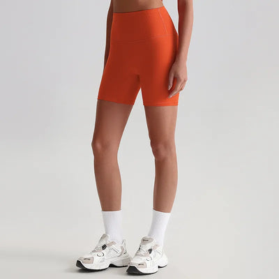 Jiaing High Elastic Workout Biker Shorts for Women