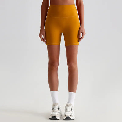 Jiaing High Elastic Workout Biker Shorts for Women