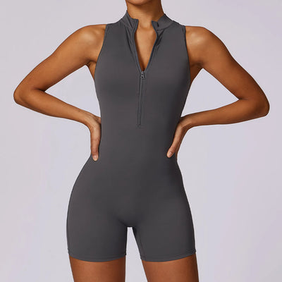 JIA Fitness Jumpsuit One Piece Workout Bodysuit