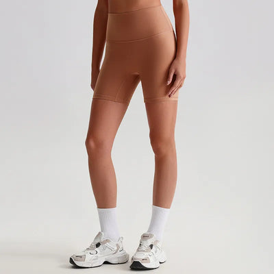 Jiaing High Elastic Workout Biker Shorts for Women