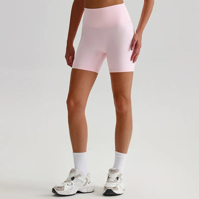 Jiaing High Elastic Workout Biker Shorts for Women
