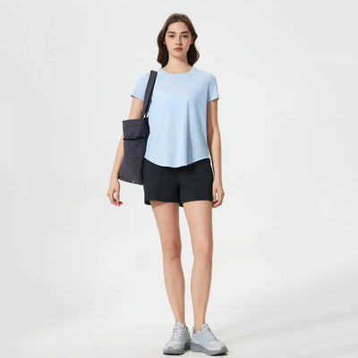 Summer Breathable Short Sleeve Shirts for Athletic Running 