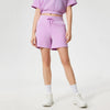 Workout Casual Lounge Sweat Shorts with Pockets-lilac