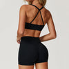 JIA Cross Back Sports Bra Strappy Workout Bra ZC8505-2