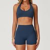 JIA Halter Low Back Sports Bra Workout Crop Top with Built in Bra ZC8505-1