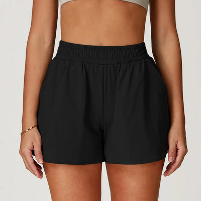 JIA Sun Protection High Waist Running Sweat Shorts ZC3043