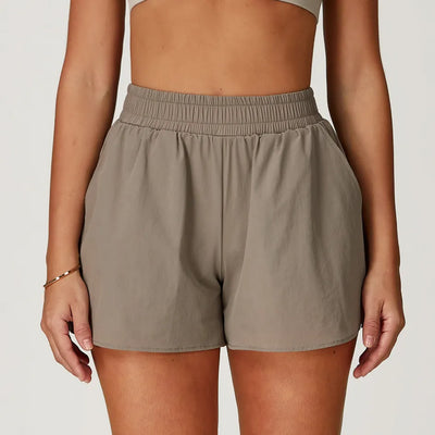 JIA Sun Protection High Waist Running Sweat Shorts ZC3043