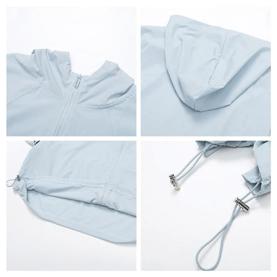JIA Sun Protection Lightweight Exercise Hooded Jacket ZC3043